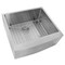 Nantucket Sinks Apron2420SR-16 24 Inch Pro Series Single Bowl Farmhouse Apron Front Stainless Steel Kitchen Sink APRON2420-SR-16 - alternate 3